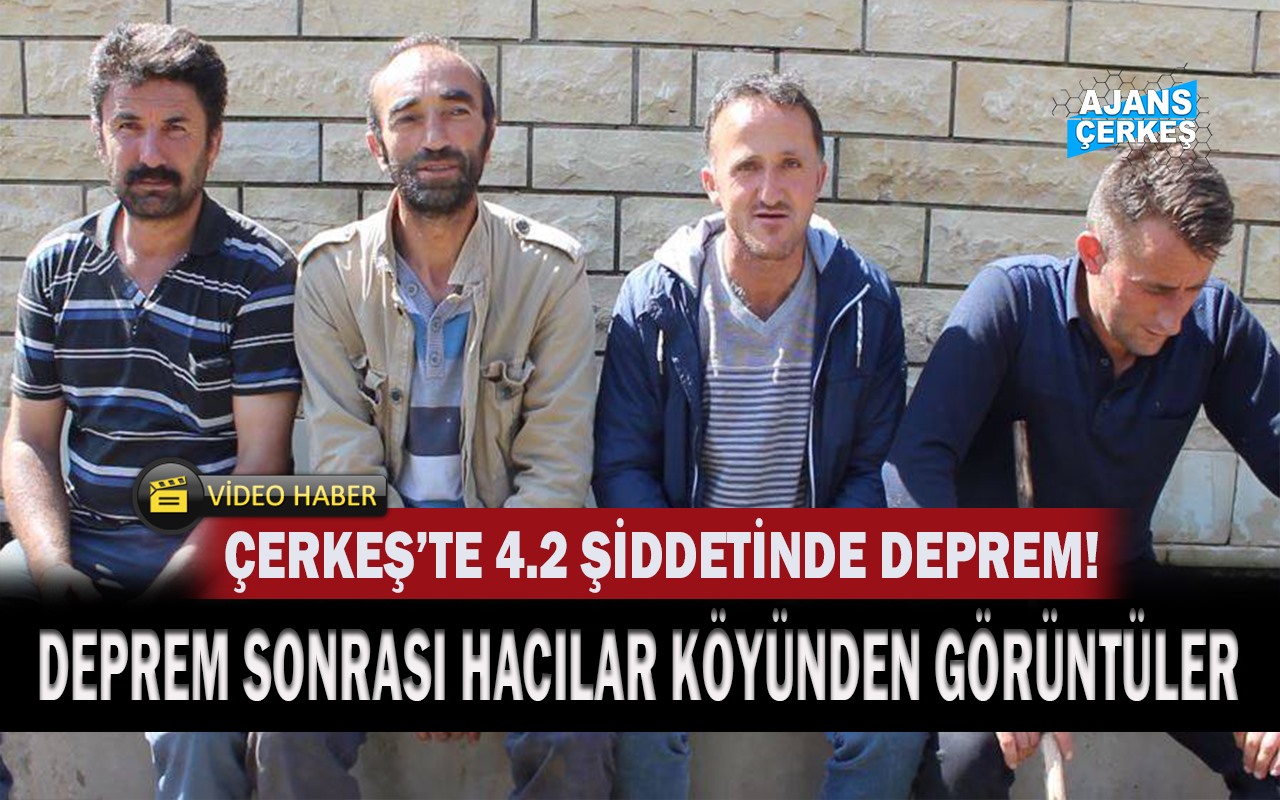 Çerkeş'te 4.2 Büyüklüğünde Deprem!