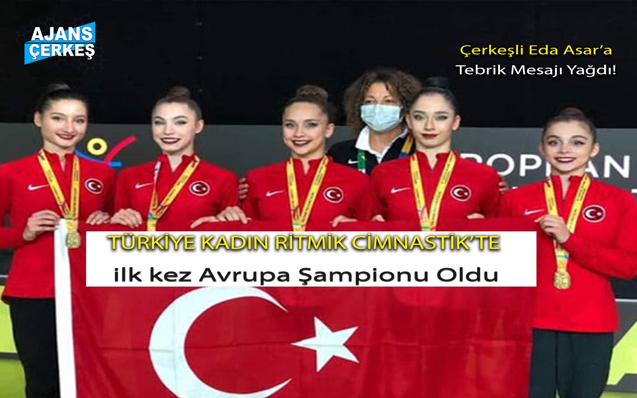 Çerkeşli Eda Asar Avrupa Şampiyonu Oldu