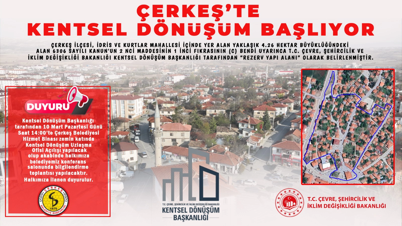 İDRİS VE KURTLAR MAHALLESİNDE KENTSEL DÖNÜŞÜM BAŞLIYOR