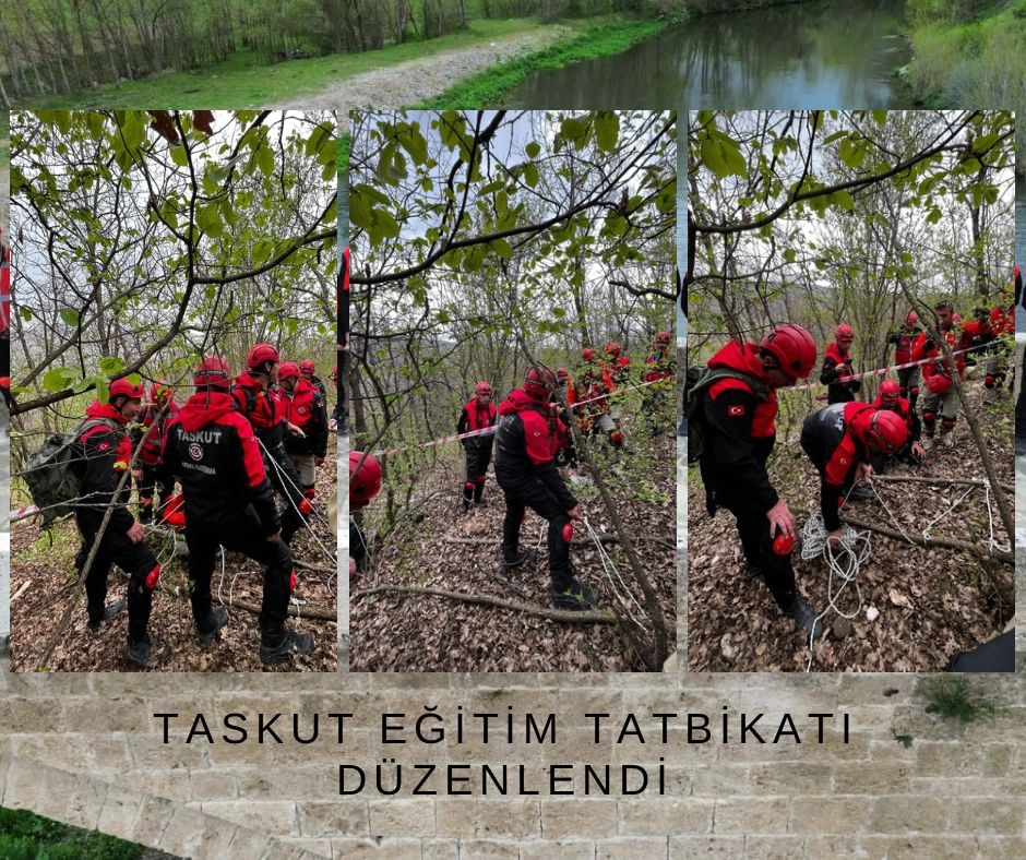 TASKUT EĞİTİM TATBİKATI DÜZENLEDİ