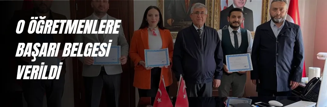 VATANDAŞLARI MEST EDEN ÖĞRETMENLERE VALİ'DEN ÖDÜL!
